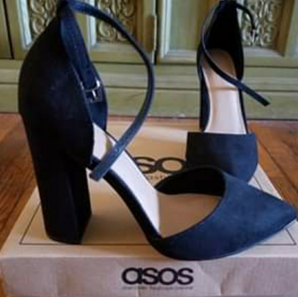 Black Suede Asos Heels
